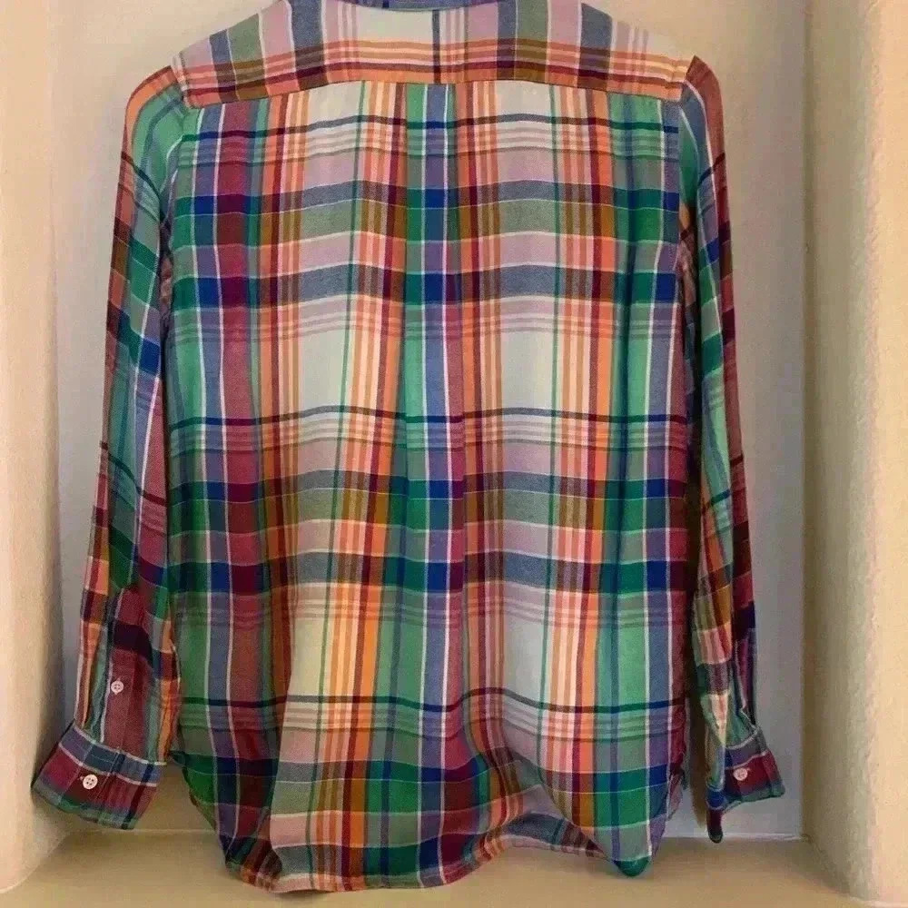 Ralph Lauren Plaid Button Down Shirt - Picture 2 of 9